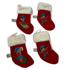 An American Tail Christmas Mini Stockings Fievel Mousekewitz McDonalds Sears
